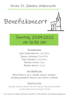 Benefizkonzert Wildenreuth